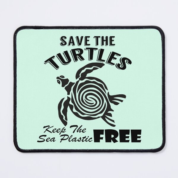 Item preview, Save the turtles keep the sea plastic free shirts, Save the turtles keep the sea plastic free masks, Save the turtles keep the sea plastic free stickers designed and sold by Poussyarts.