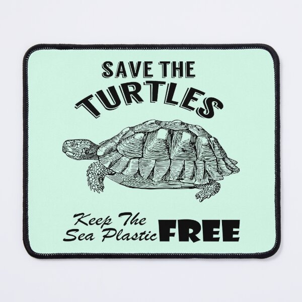 Item preview, Save the turtles keep the sea plastic free shirts, Save the turtles keep the sea plastic free masks, Save the turtles keep the sea plastic free stickers designed and sold by Poussyarts.