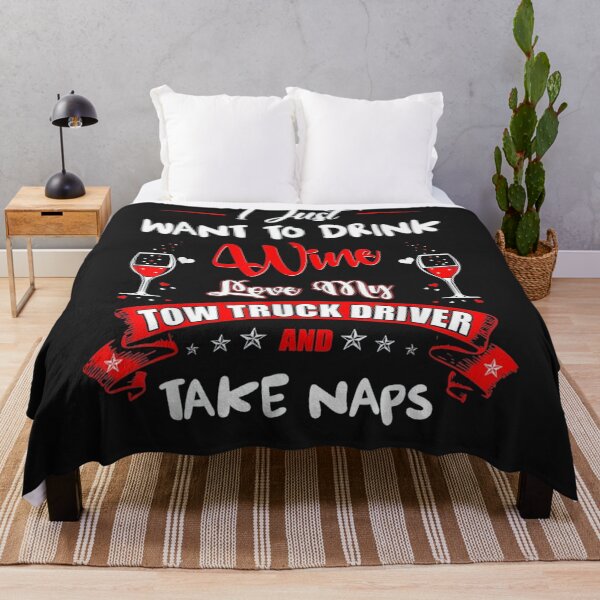 Item preview, Beber vino Love My Tow Truck Driver designed and sold by troimuagio2022.