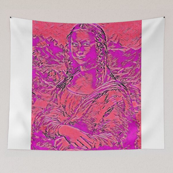 Item preview, "Mona Lisa (40)" an iconic Renaissance painting reimagined. designed and sold by thalasson.