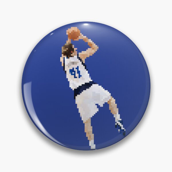 Item preview, Dirk Nowitzki Fadeaway (Pixel Art) designed and sold by RatTrapTees.