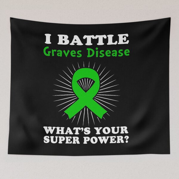 Item preview, I Battle Graves Disease Funny Graves Disease Warrior Gift designed and sold by rechardtee.