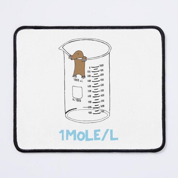 Item preview, Chemistry 1 Mole per Litre for Mole or Avogadro's Day designed and sold by SAFREN.