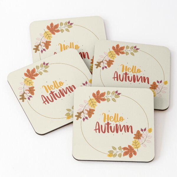 Item preview, Hello Autumn Leaf Frame designed and sold by greenoriginals.