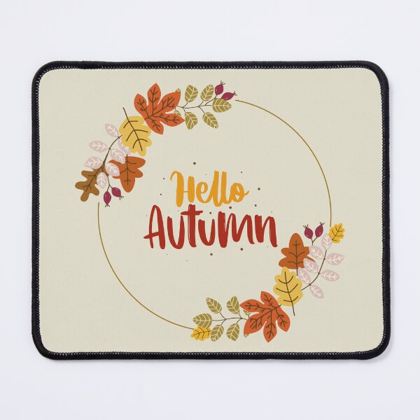 Item preview, Hello Autumn Leaf Frame designed and sold by greenoriginals.