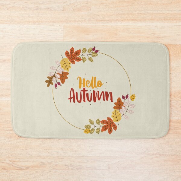 Item preview, Hello Autumn Leaf Frame designed and sold by greenoriginals.