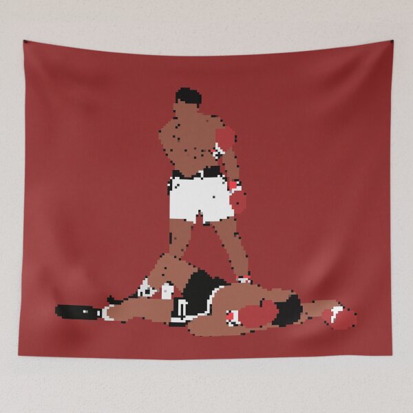 Item preview, Muhammad Ali Iconic Pose (Pixel Art) designed and sold by RatTrapTees.