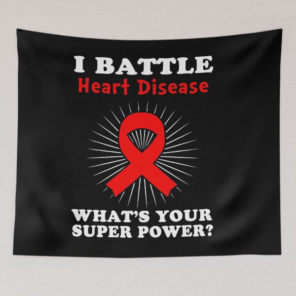 Item preview, I Battle Heart Disease Funny Heart Disease Warrior Gift designed and sold by rechardtee.