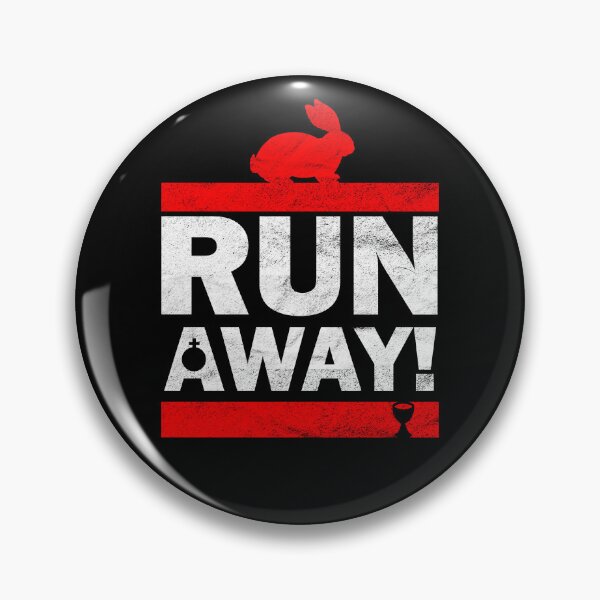 Item preview, Run Away! - Distressed Design designed and sold by risible.