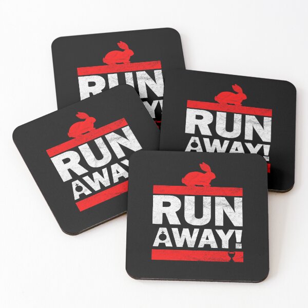 Item preview, Run Away! - Distressed Design designed and sold by risible.