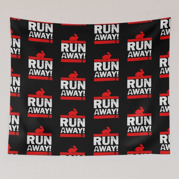 Item preview, Run Away! - Distressed Design designed and sold by risible.