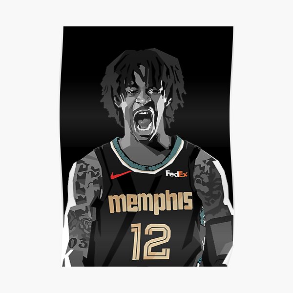 Ja Morant Poster For Sale By Egahaidar Redbubble