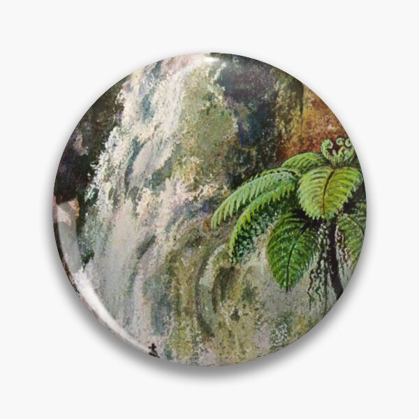 Item preview, Tjiburrum waterfall at Pangerango volcano in Java Ernst haeckel designed and sold by TeeARTHY.