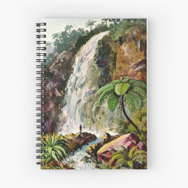 Item preview, Tjiburrum waterfall at Pangerango volcano in Java Ernst haeckel designed and sold by TeeARTHY.