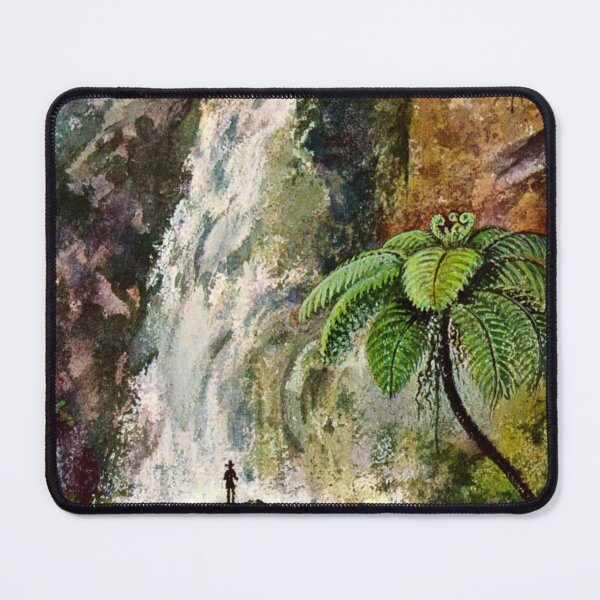 Item preview, Tjiburrum waterfall at Pangerango volcano in Java Ernst haeckel designed and sold by TeeARTHY.