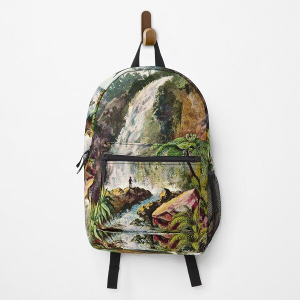 Item preview, Tjiburrum waterfall at Pangerango volcano in Java Ernst haeckel designed and sold by TeeARTHY.