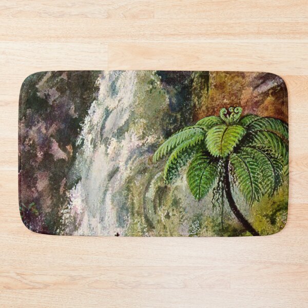 Item preview, Tjiburrum waterfall at Pangerango volcano in Java Ernst haeckel designed and sold by TeeARTHY.