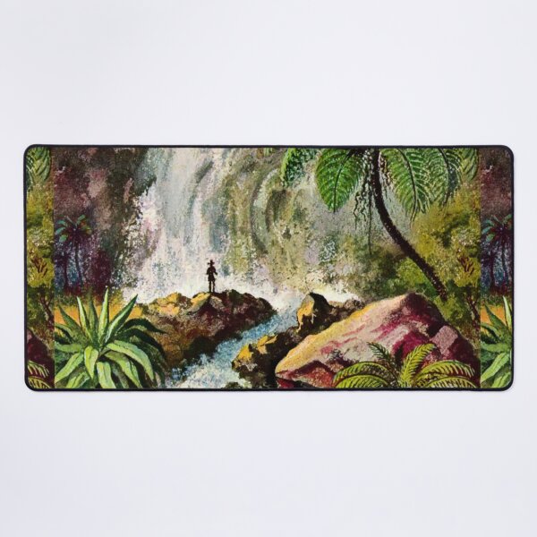 Item preview, Tjiburrum waterfall at Pangerango volcano in Java Ernst haeckel designed and sold by TeeARTHY.