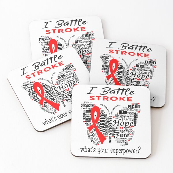 Item preview, Stroke Warrior - I Battle Stroke What is your Superpower? designed and sold by KirstybShop.