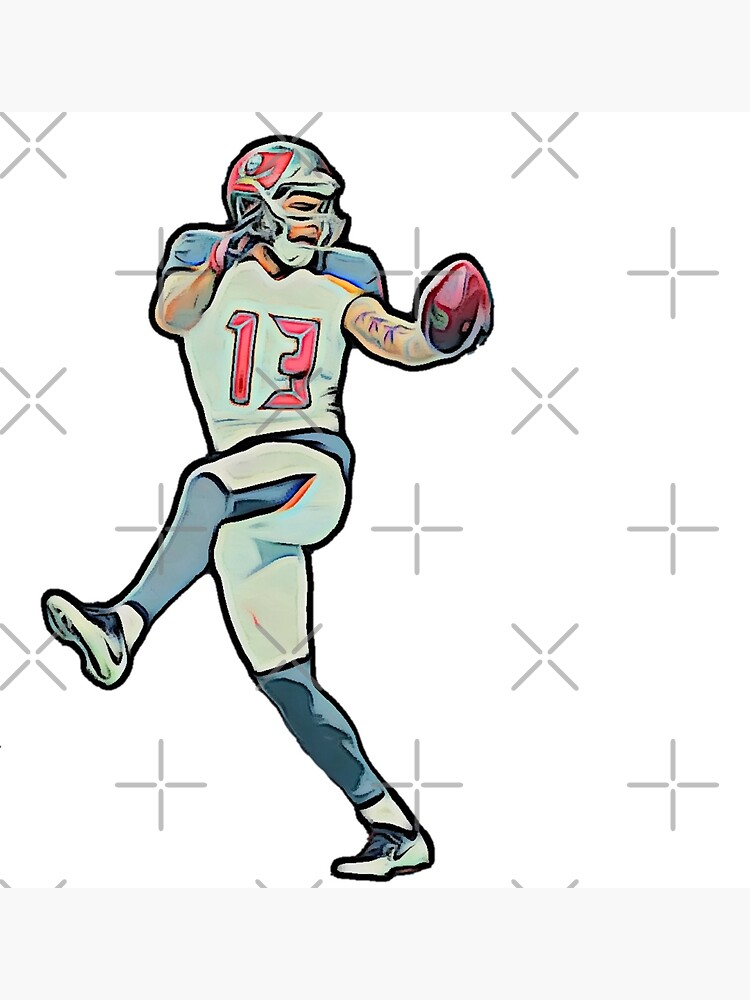 Austin ekeler chargers running back bold cartoon  Sticker for Sale by eNVy  Co