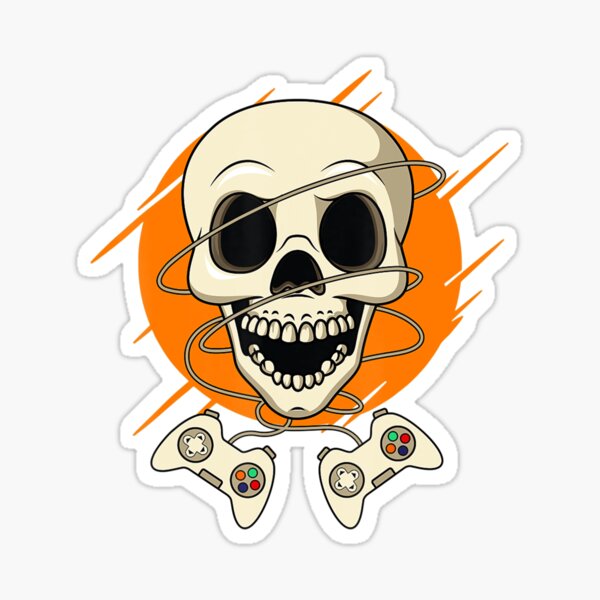 Vista previa del artículo con la obra «Niños de Halloween Esqueleto Gamer Niños Hombres Diversión Halloween», diseñado y vendido por wiltzmabertchs.