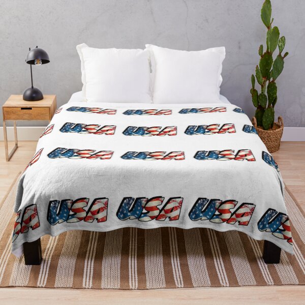 Item preview, U.S.A. With American Flag Background designed and sold by Rowena Jones.