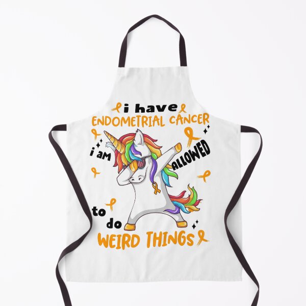 Item preview, Endometrial Cancer Awareness Funny I have Endometrial Cancer i'm allowed to do Weird Things! designed and sold by JanetShop809.