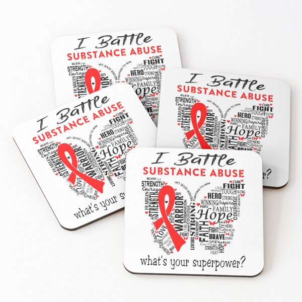 Item preview, Substance Abuse Warrior - I Battle Substance Abuse What is your Superpower? designed and sold by KirstybShop.