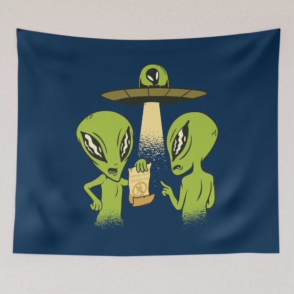 Item preview, Alien Contract - No Humans designed and sold by bennetthuskers.