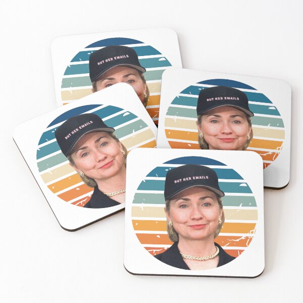 Item preview, Hillary wearing But Her Emails hat designed and sold by MadamBullmoose.