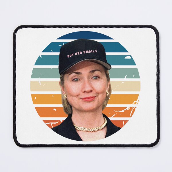 Item preview, Hillary wearing But Her Emails hat designed and sold by MadamBullmoose.