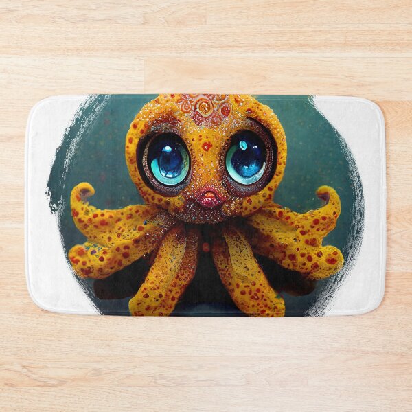 Cute Octopus_Collectible01 Bath Mat