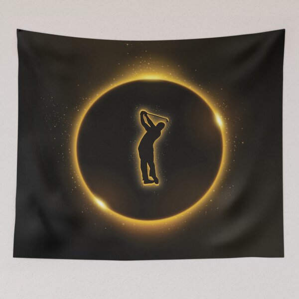 Item preview, Golf Swing Eclipse Black Silhouette Design     designed and sold by FuddalanDesigns.