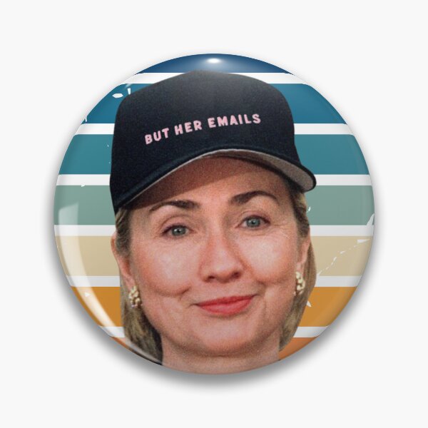 Item preview, Hillary wearing But Her Emails hat designed and sold by MadamBullmoose.