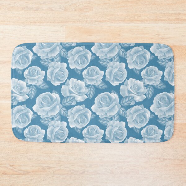 Item preview, Blue Roses Flower Pattern designed and sold by Fairies Flower  Garden.