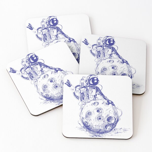 Item preview, Astronaut With meteor designed and sold by ReephShop ★★★★★.
