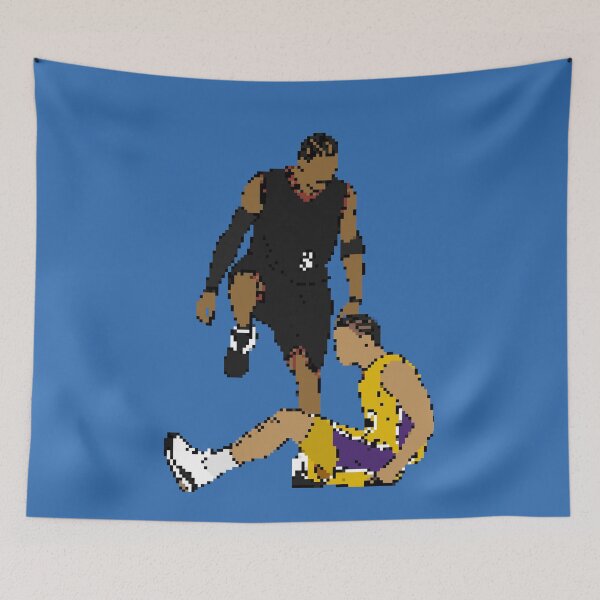 Item preview, Allen Iverson Steps Over Tyronn Lue (Pixel Art) designed and sold by RatTrapTees.