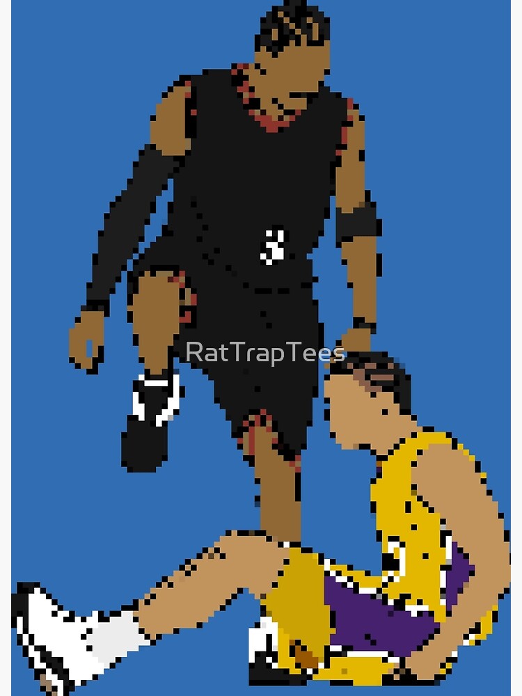 Allen Iverson Steps Over Tyronn Lue Low Poly Poster for Sale by  RatTrapTees