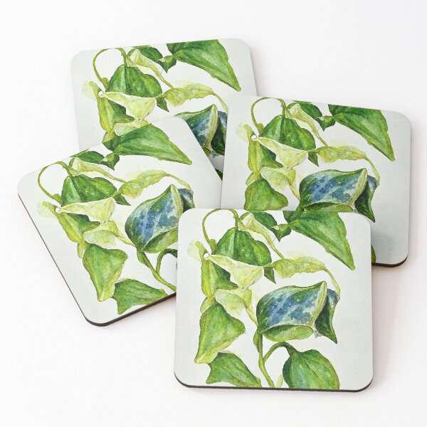 Item preview, Pothos Plant Vines Watercolor designed and sold by DeepSymbolism.