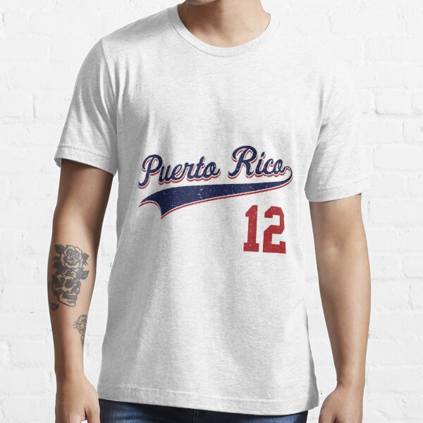  Retro Puerto Rico Beisbol T-Shirt Jersey Boricua