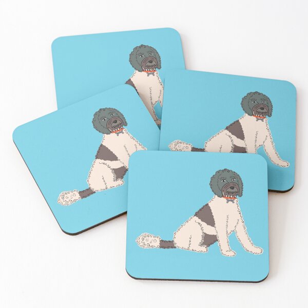 Item preview, Riley with Blue Background designed and sold by BeezieBjorn.