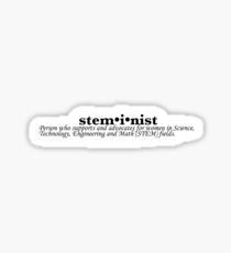 STEMinist Definition - Stem Feminists Sticker