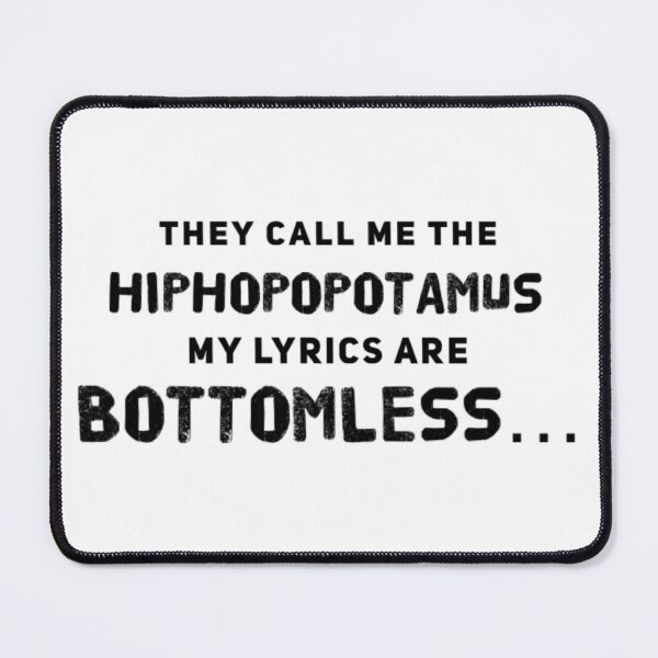 Item preview, My Lyrics are Bottomless (Black) designed and sold by UnicornPeeps.