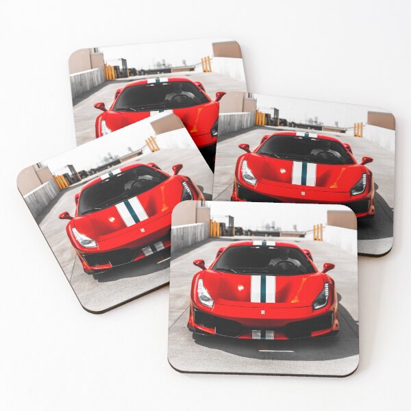 Item preview, Red, White, Blue Ferrari 488 Pista  designed and sold by Type35Photo.