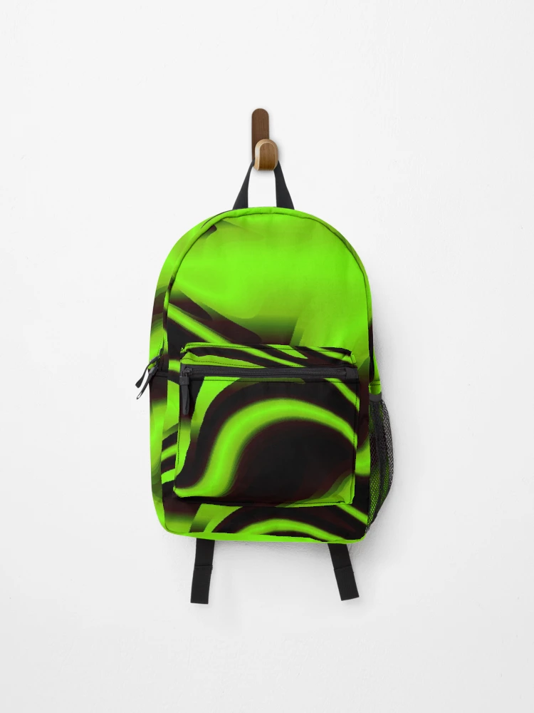 Thumbnail 1 of 3, Backpack, Green Flash designed and sold by TiltedCode.