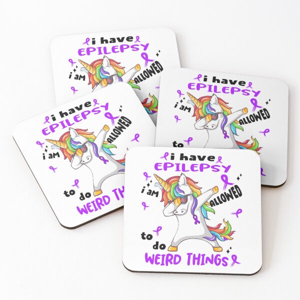 Item preview, Epilepsy Awareness Funny I have Epilepsy i'm allowed to do Weird Things! designed and sold by JanetShop809.