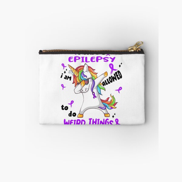 Item preview, Epilepsy Awareness Funny I have Epilepsy i'm allowed to do Weird Things! designed and sold by JanetShop809.