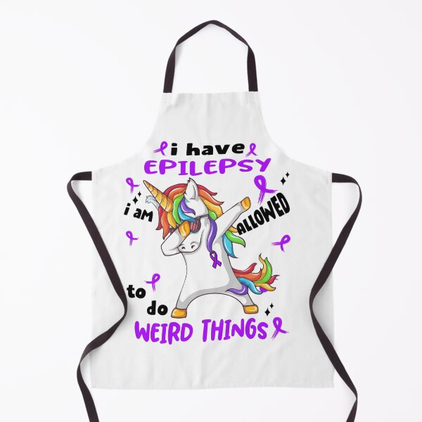 Item preview, Epilepsy Awareness Funny I have Epilepsy i'm allowed to do Weird Things! designed and sold by JanetShop809.