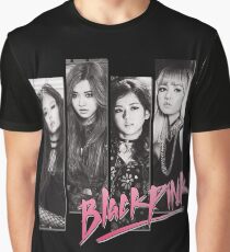 Camiseta gráfica BLACKPINK Vintage Grunge Camiseta