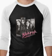 BLACKPINK Vintage Grunge T-Shirt Baseballshirt mit 3/4-Arm